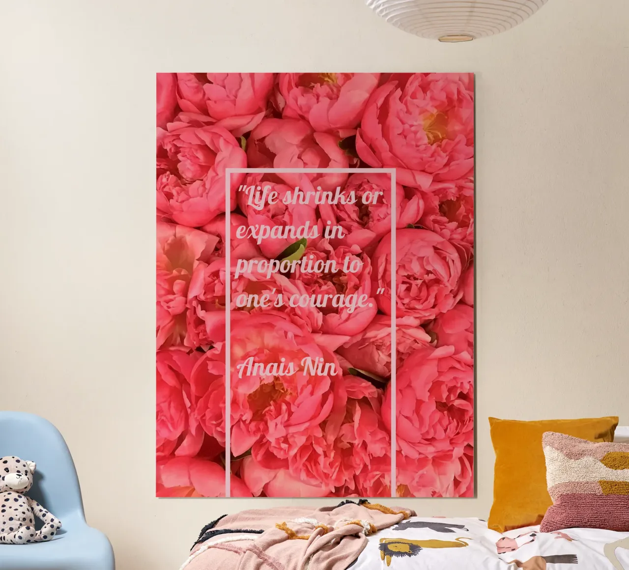 Courage - Mut poster con telaio in alluminio da snapshots