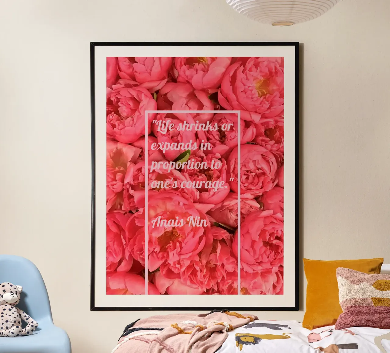 Courage - Mut poster con telaio in alluminio da snapshots