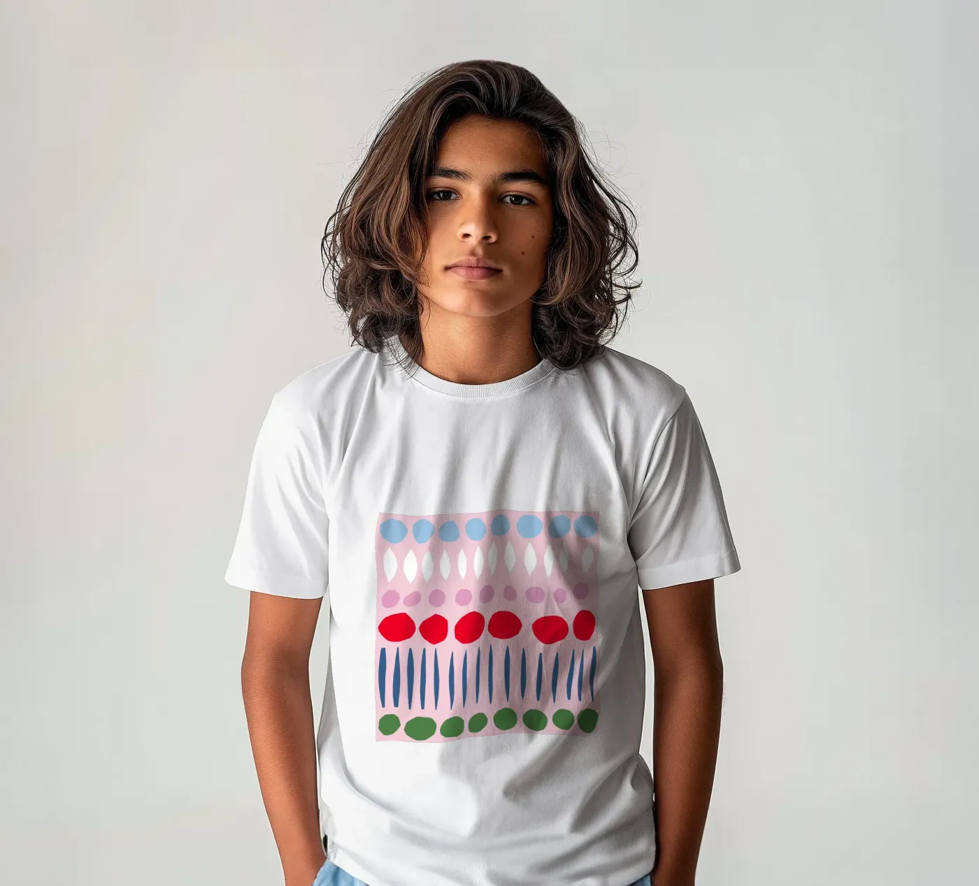 Spring Papercut Pattern kinder t-shirt van Iris Knabenschuh Design