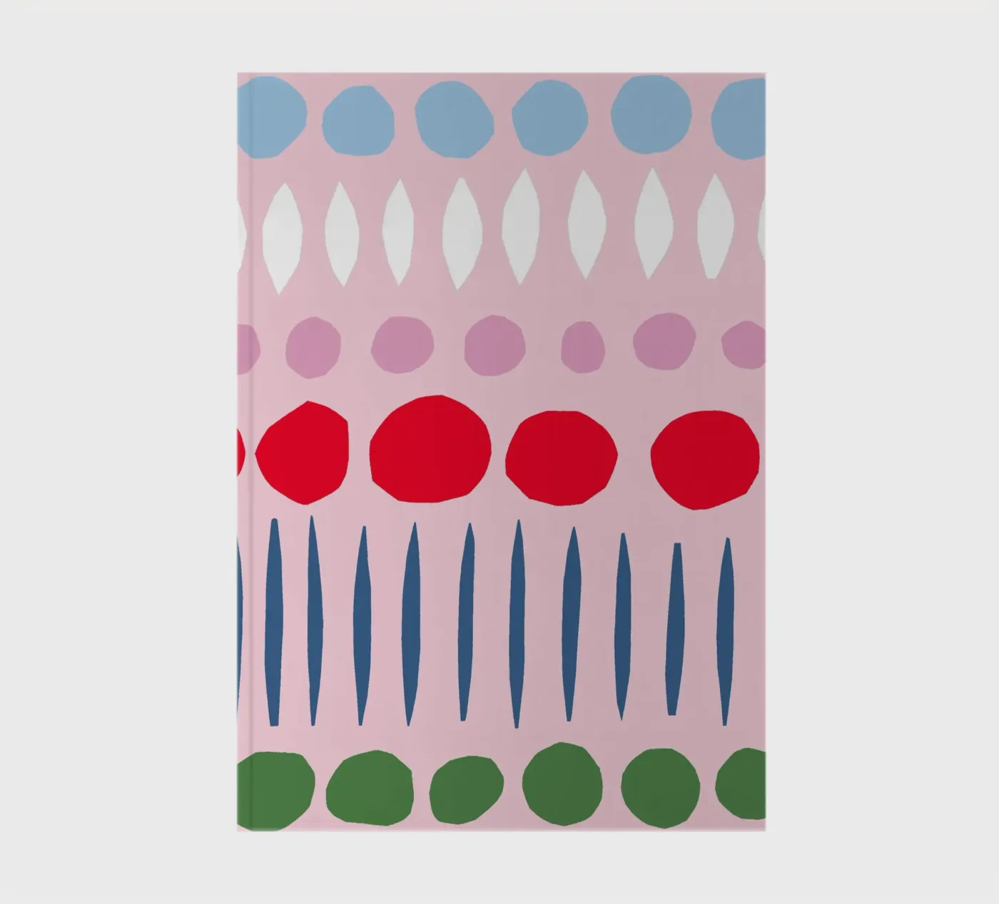 Spring Papercut Pattern notebook by Iris Knabenschuh Design
