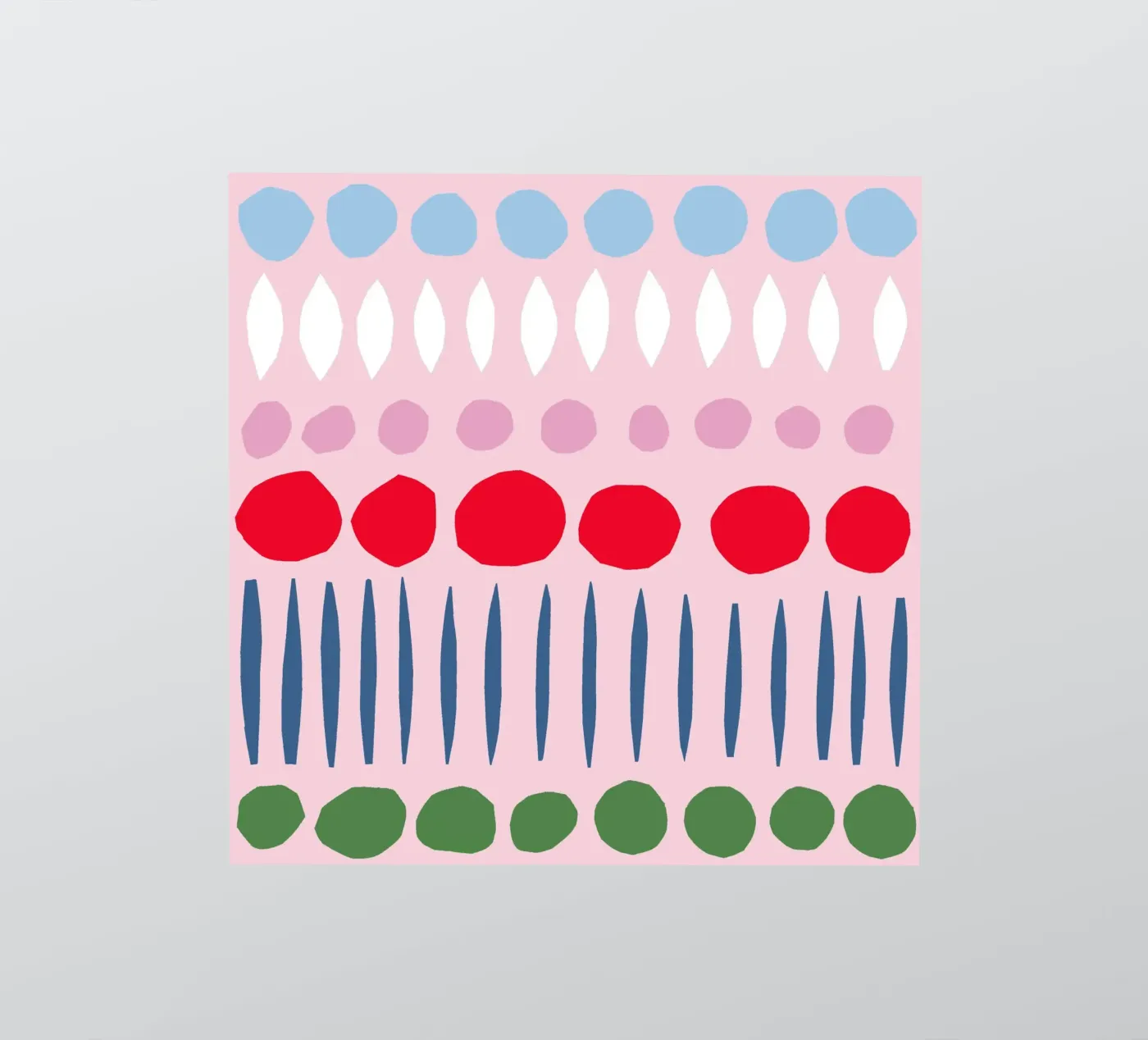 Spring Papercut Pattern Sticker von Iris Knabenschuh Design