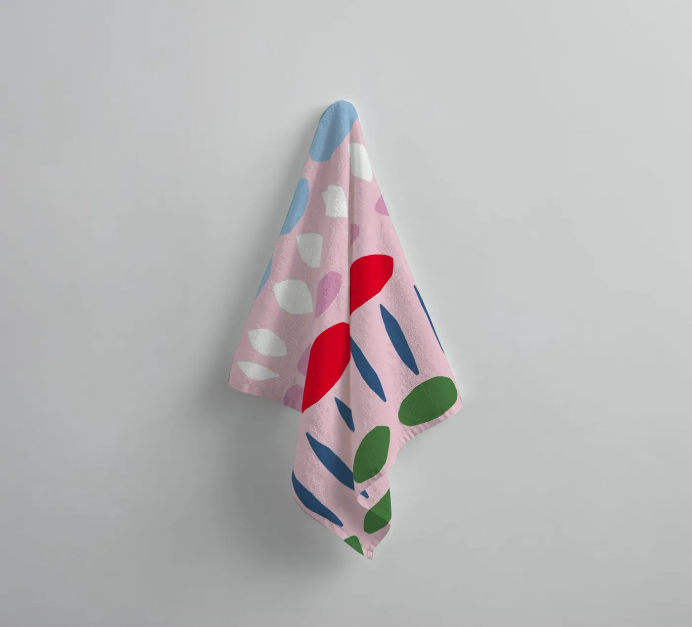 Spring Papercut Pattern badhanddoek van Iris Knabenschuh Design