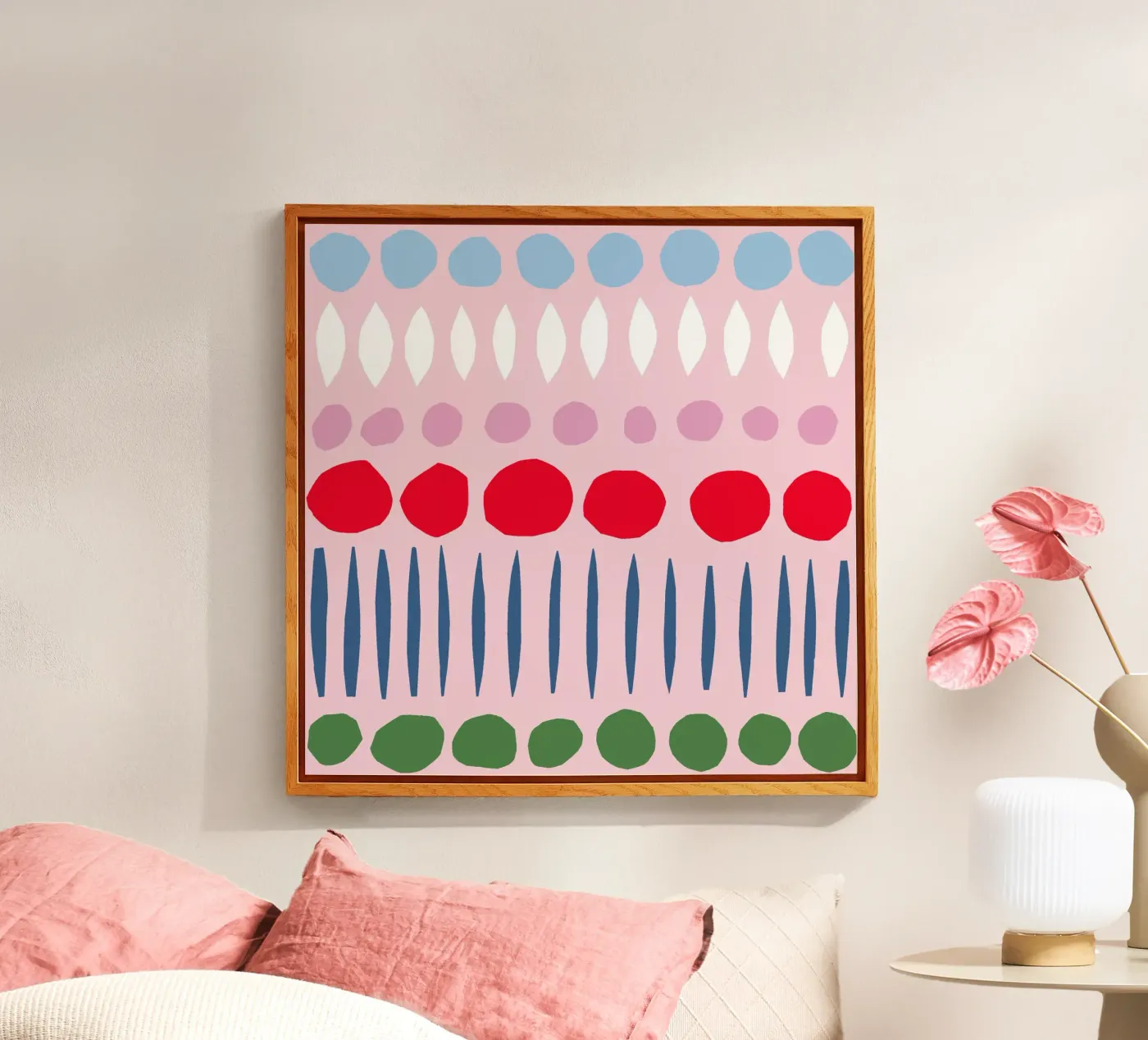 Spring Papercut Pattern plexiglas de Iris Knabenschuh Design