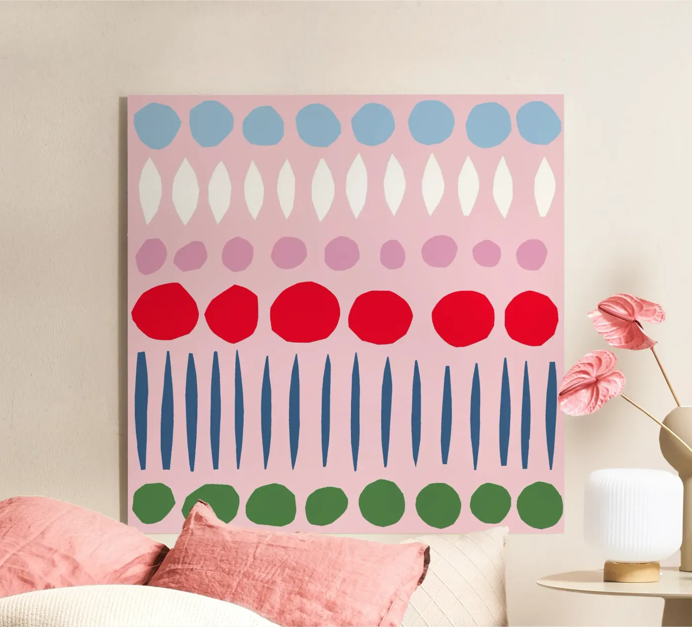 Spring Papercut Pattern plexiglas de Iris Knabenschuh Design