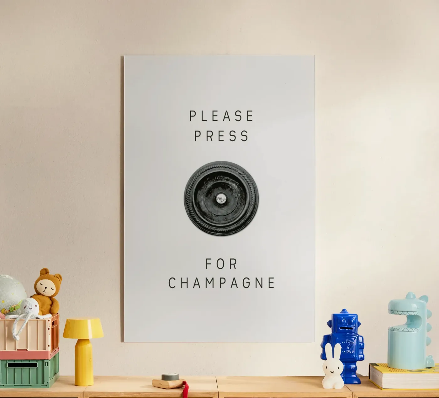 Please Press plexiglass da typealive