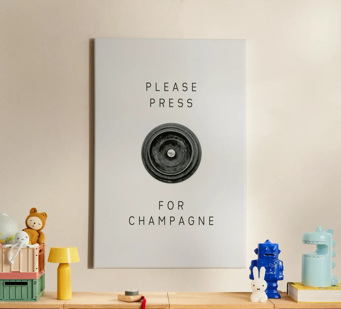 Please Press canvas van typealive