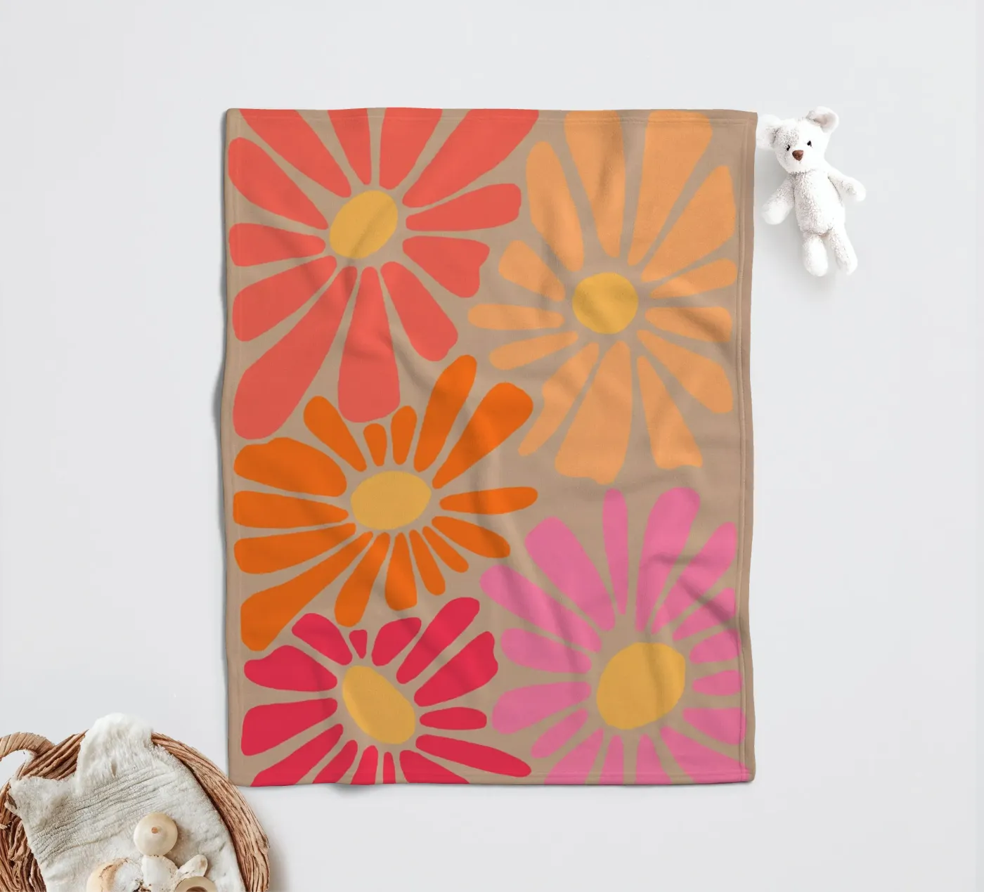 Blooming Fleecedecke von ournatventure