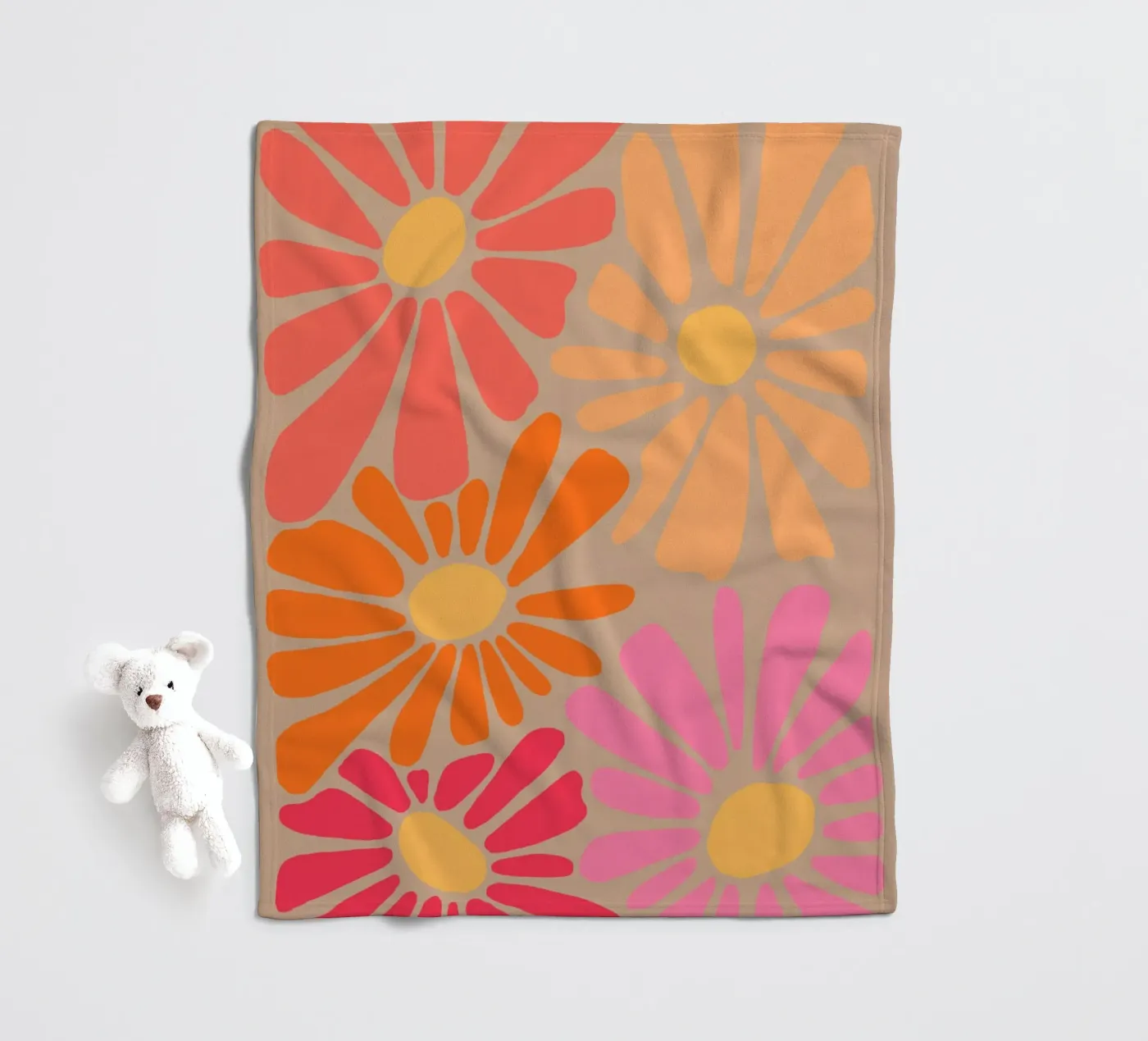 Blooming Fleecedecke von ournatventure