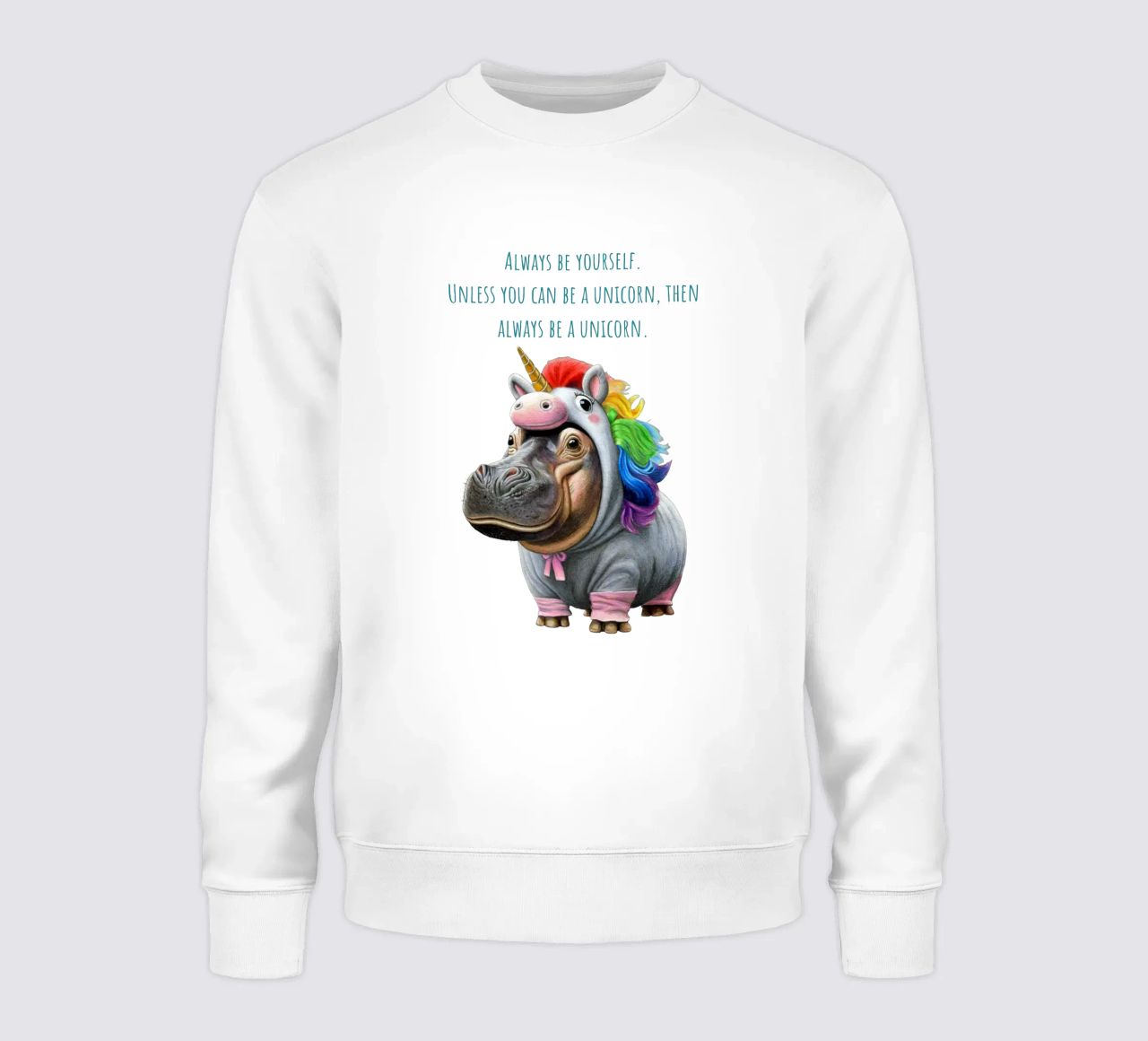 Unicorn felpa da Graphit und Farbe