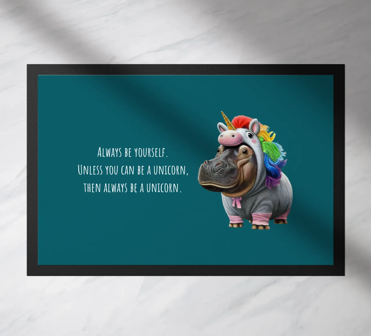 Unicorn zerbino da Graphit und Farbe