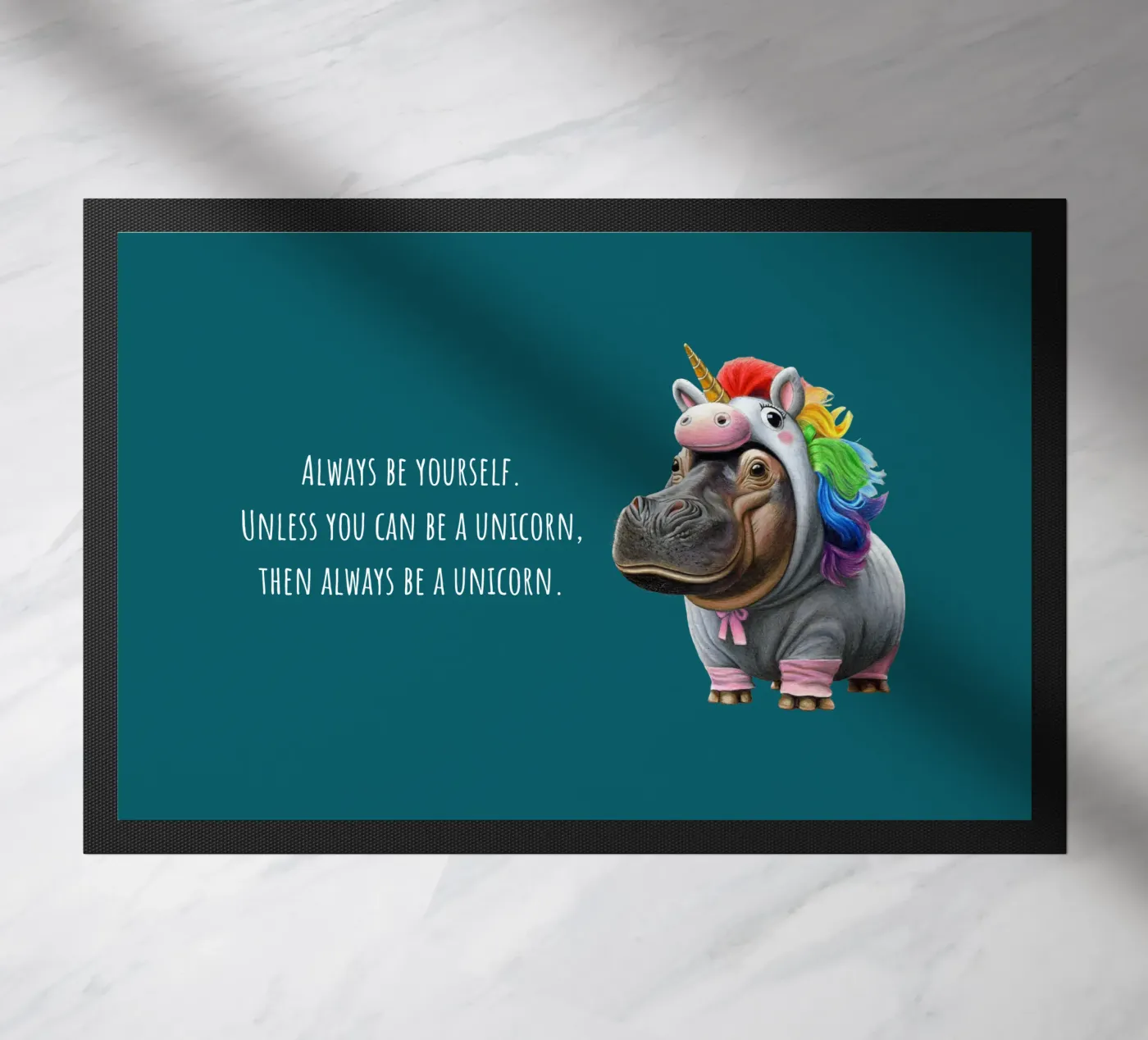 Unicorn zerbino da Graphit und Farbe