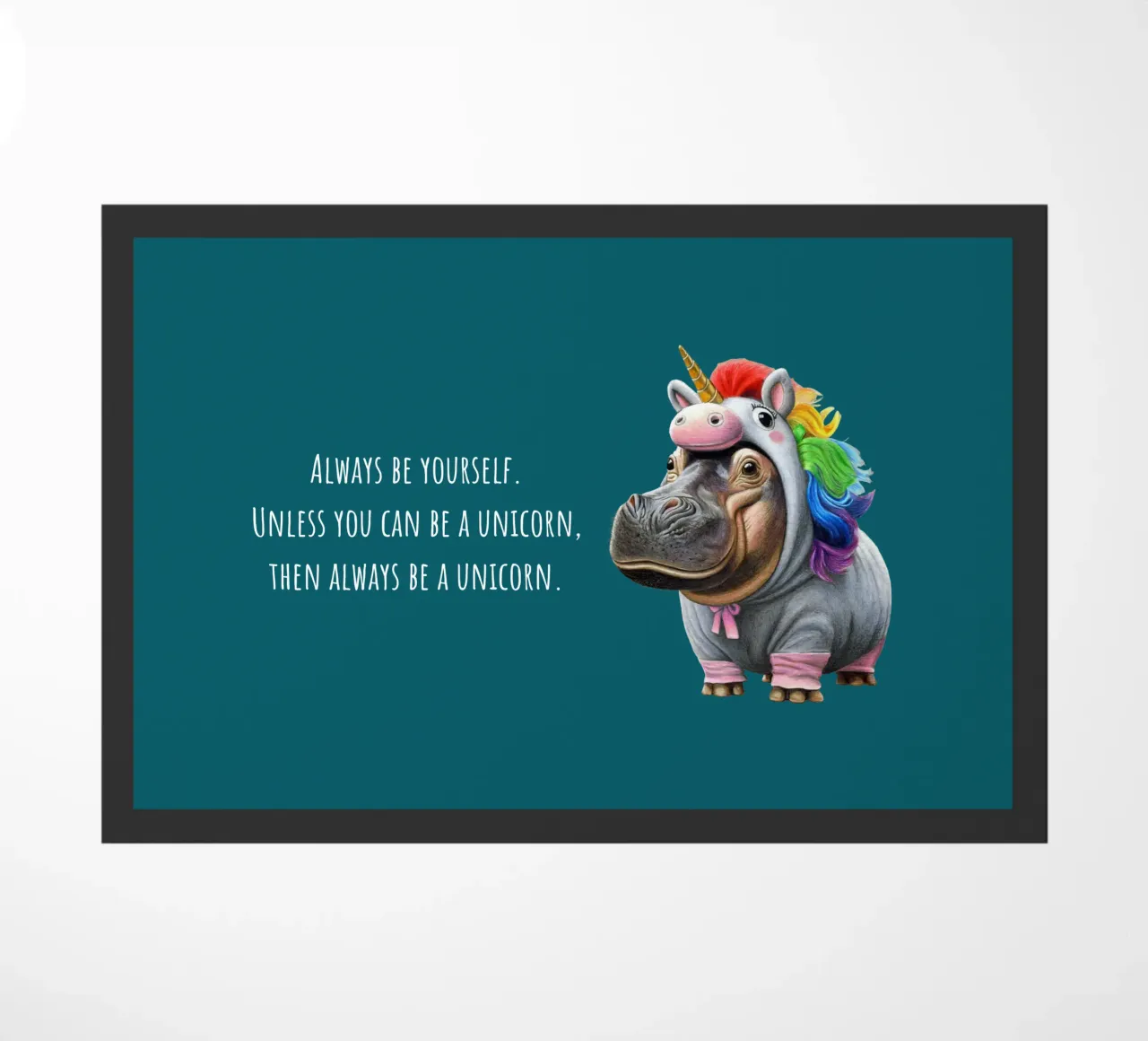 Unicorn zerbino da Graphit und Farbe