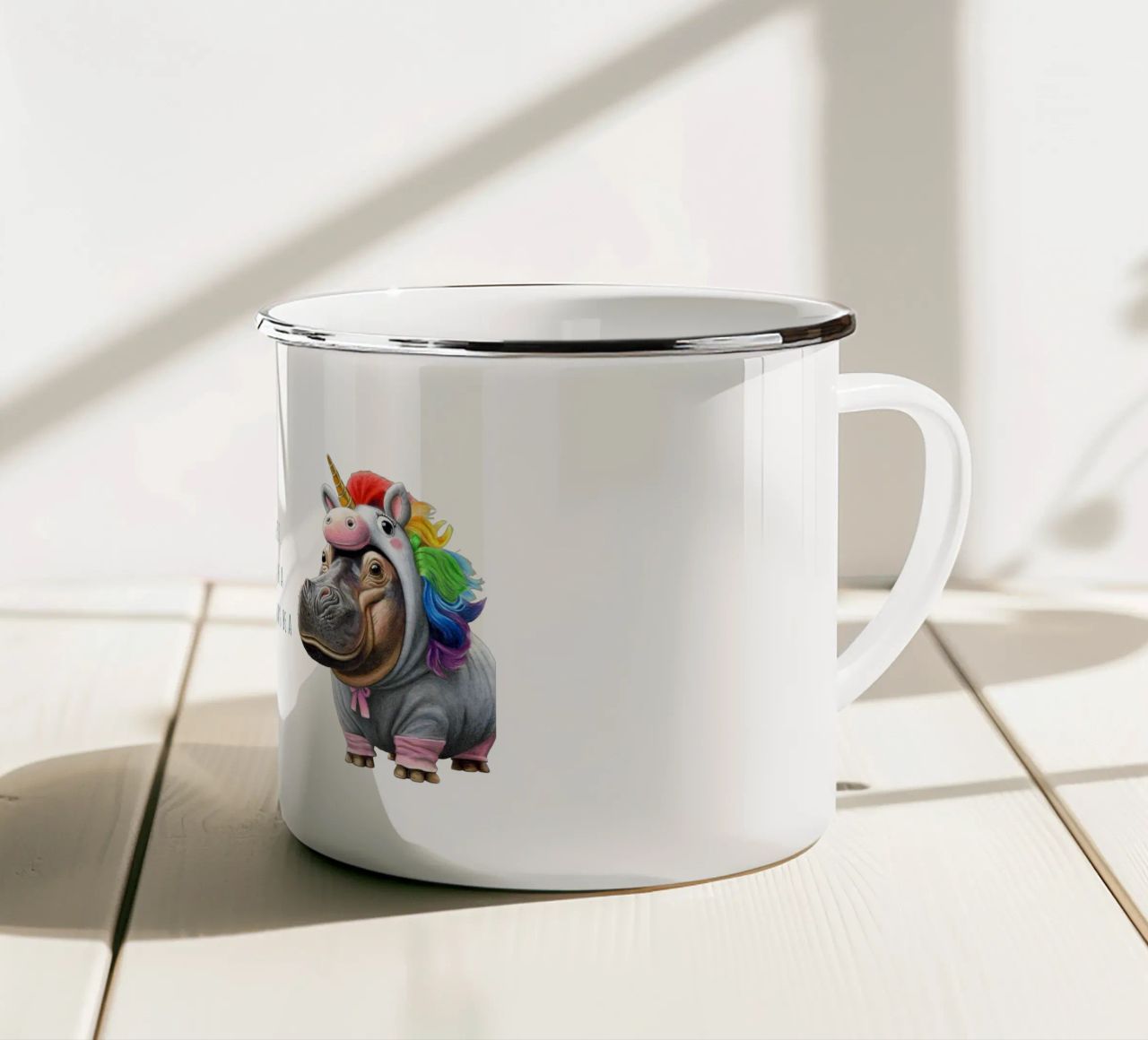 Unicorn tazza in smalto da Graphit und Farbe