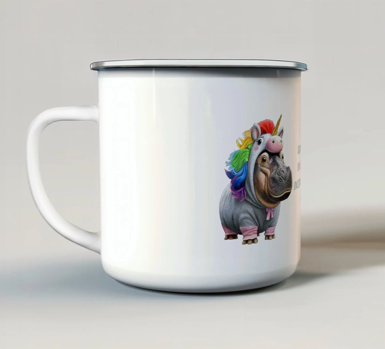 Unicorn tazza in smalto da Graphit und Farbe