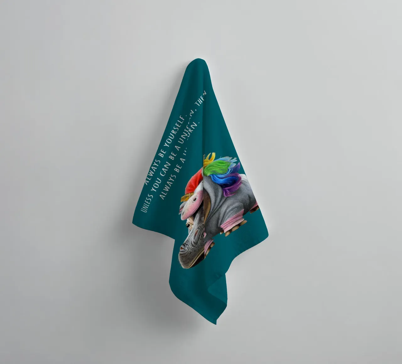 Unicorn asciugamano da bagno da Graphit und Farbe