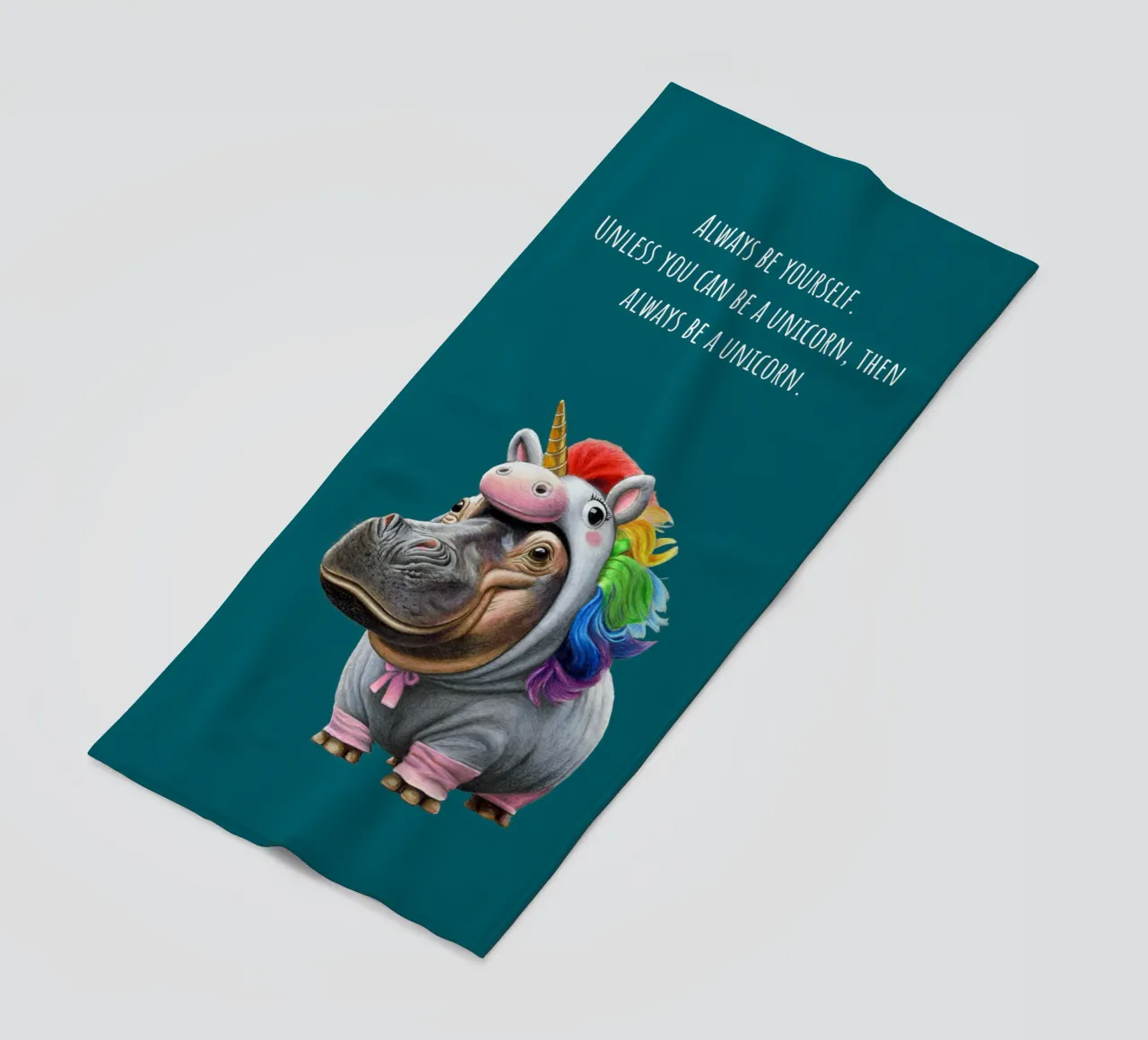 Unicorn telo mare da Graphit und Farbe
