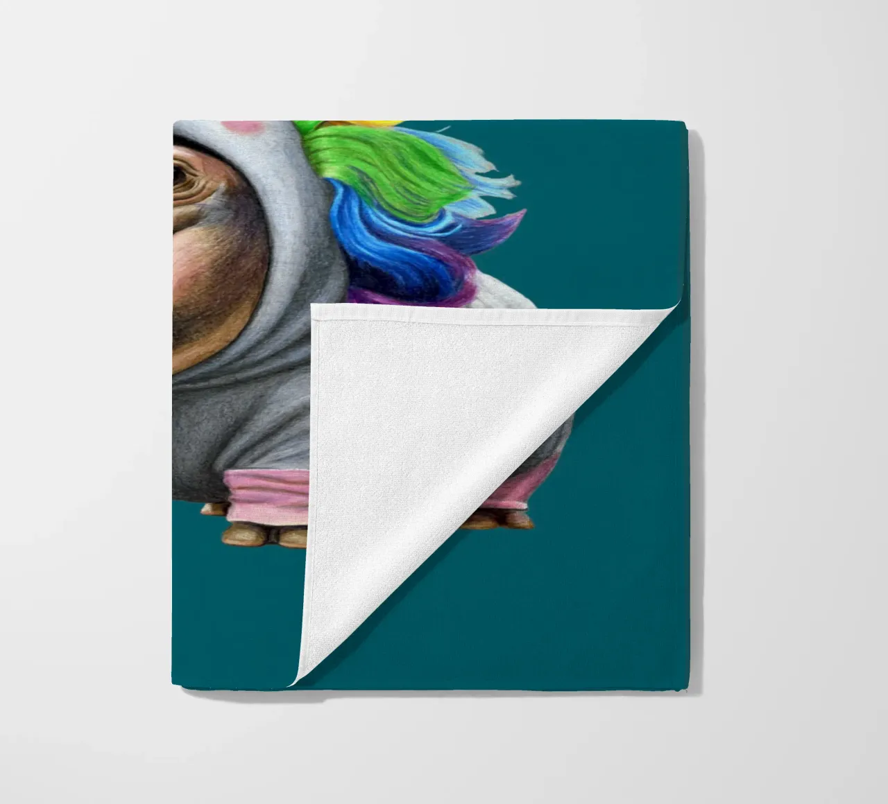 Unicorn beach towel by Graphit und Farbe