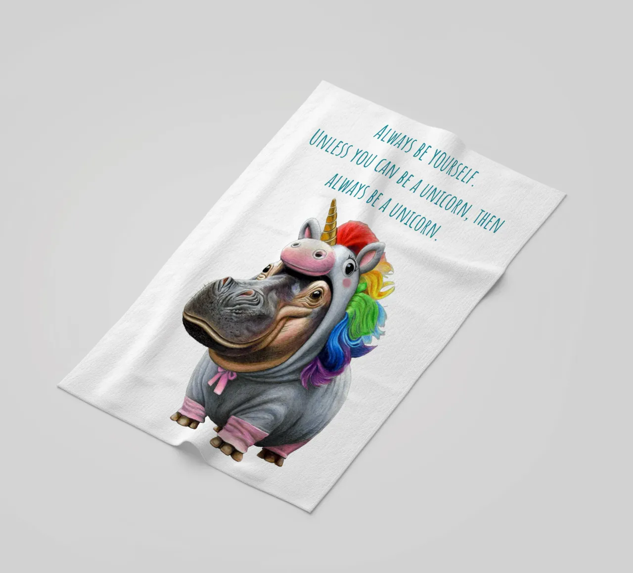 Unicorn telo mare da Graphit und Farbe