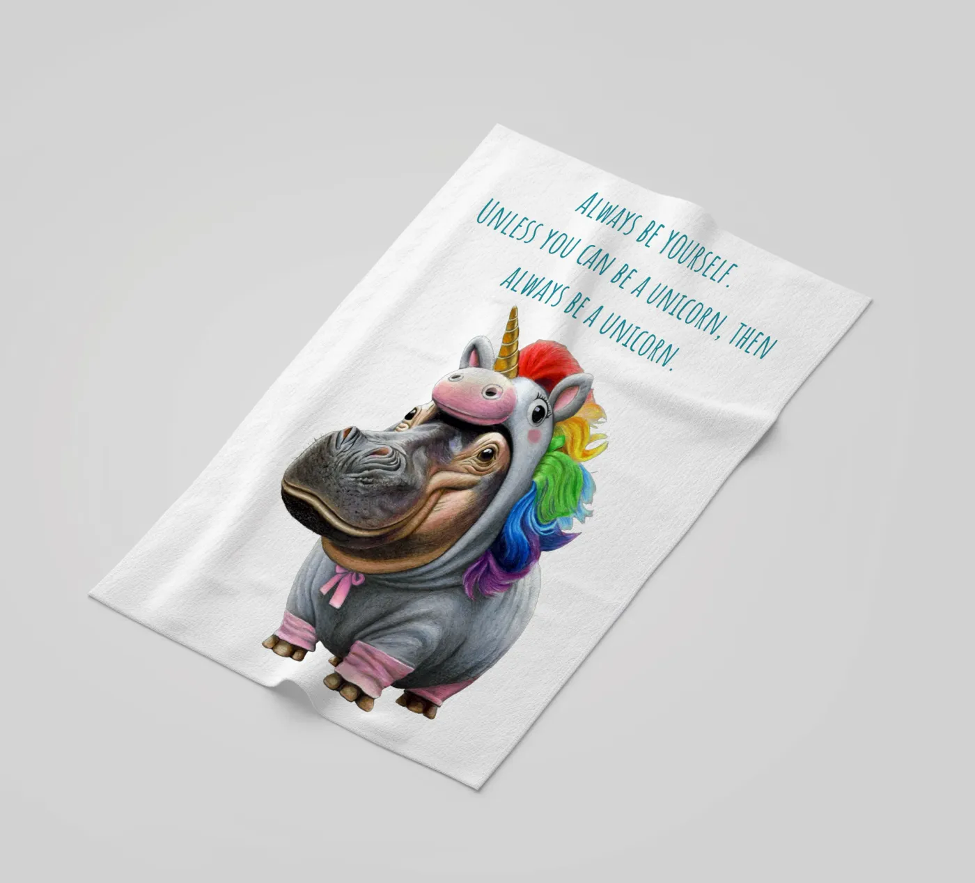 Unicorn telo mare da Graphit und Farbe