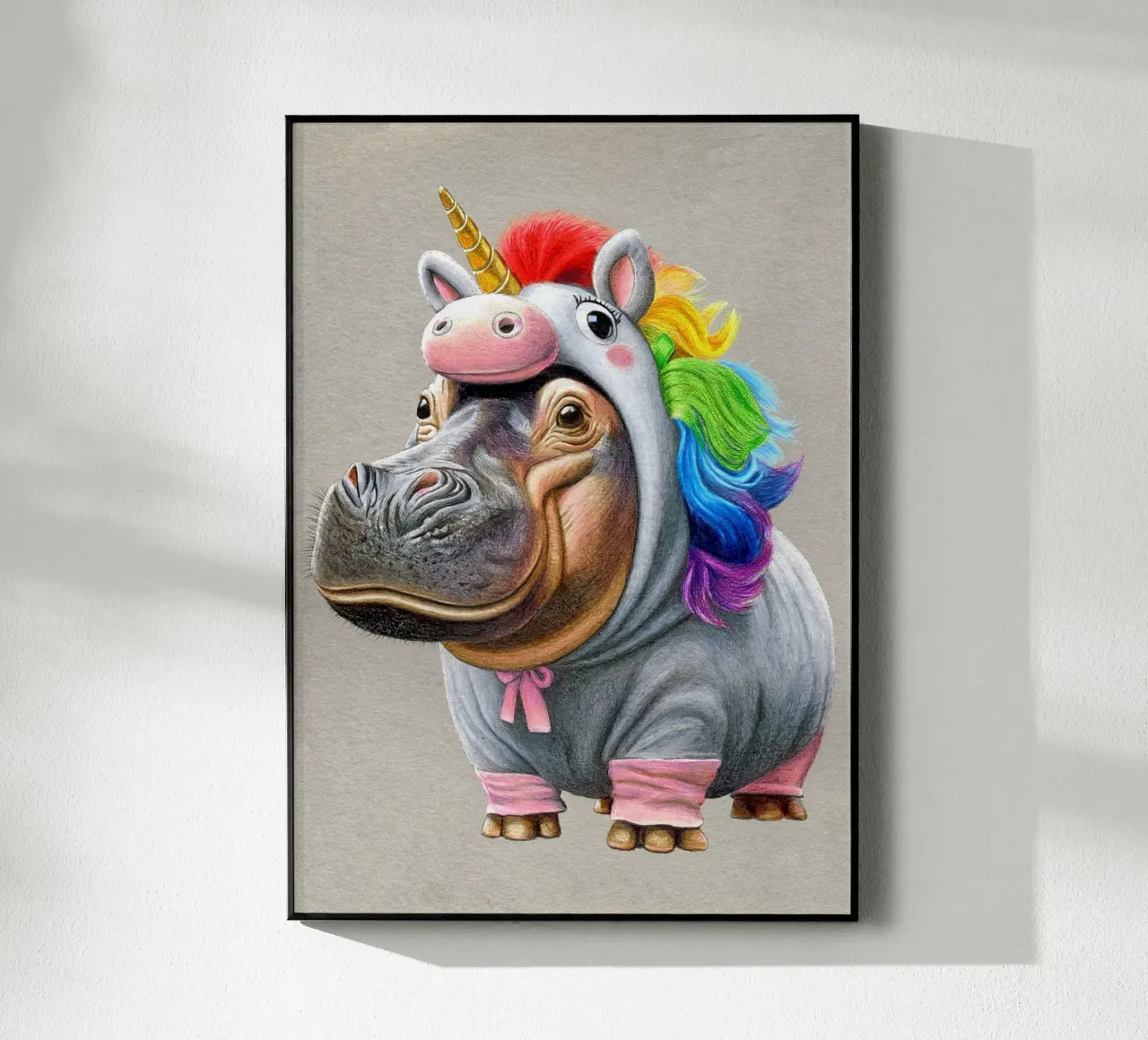 Unicorn plexiglass da Graphit und Farbe