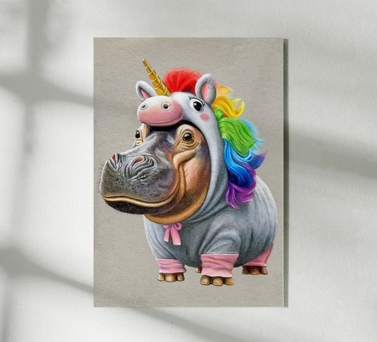 Unicorn plexiglass da Graphit und Farbe