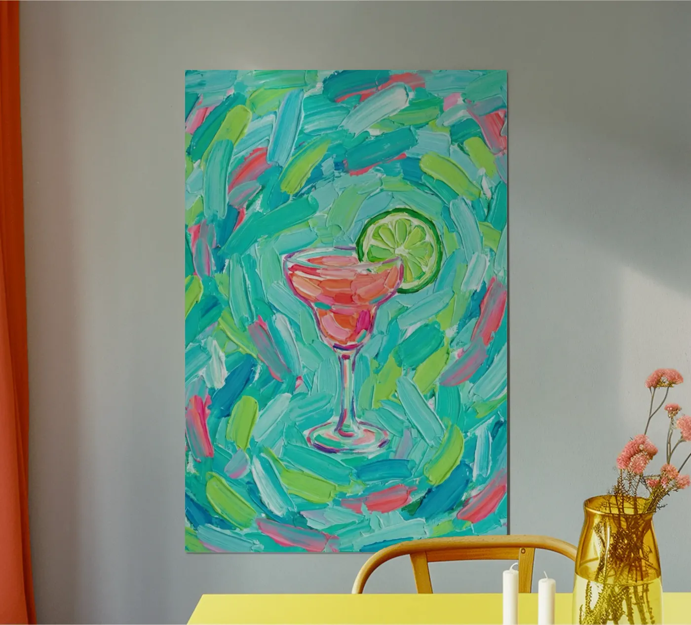 Abstract Cocktail poster da todeo mark