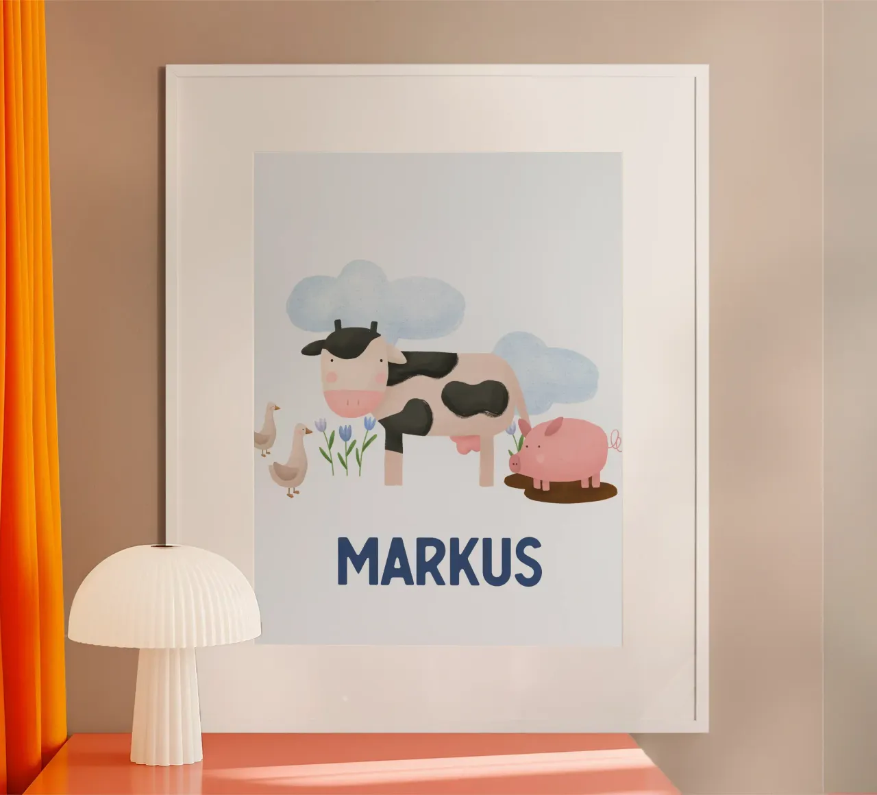 Farm poster da we line studio - design