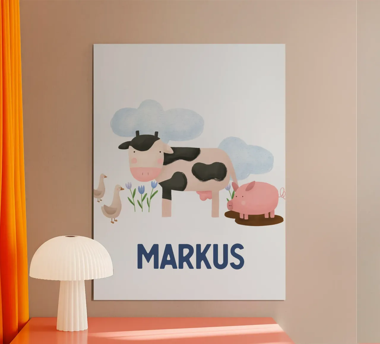 Farm poster da we line studio - design