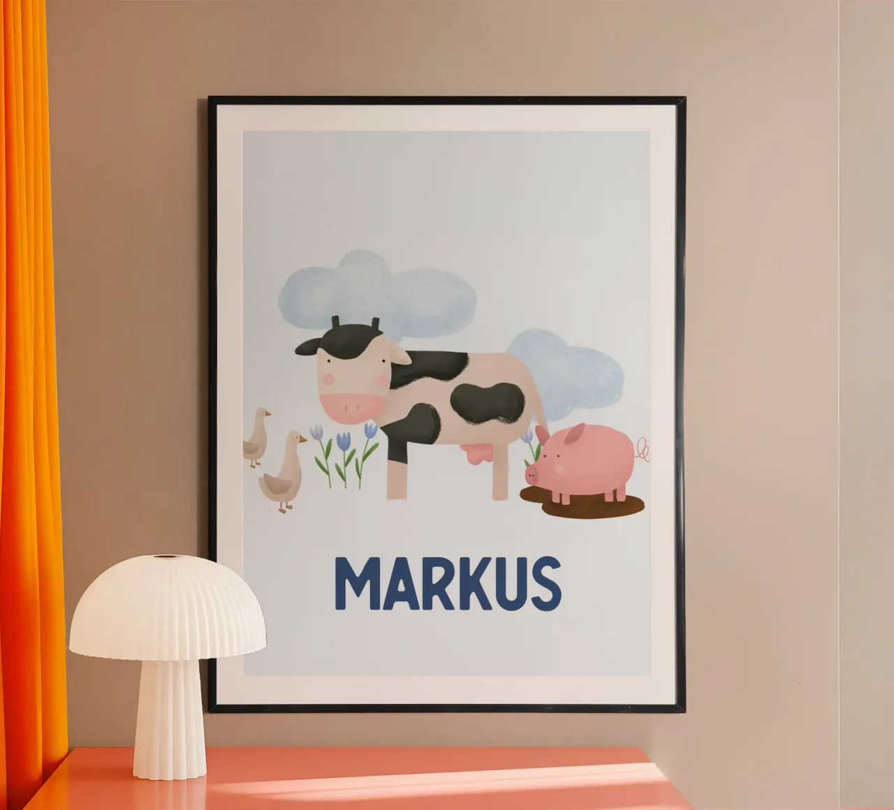 Farm poster da we line studio - design