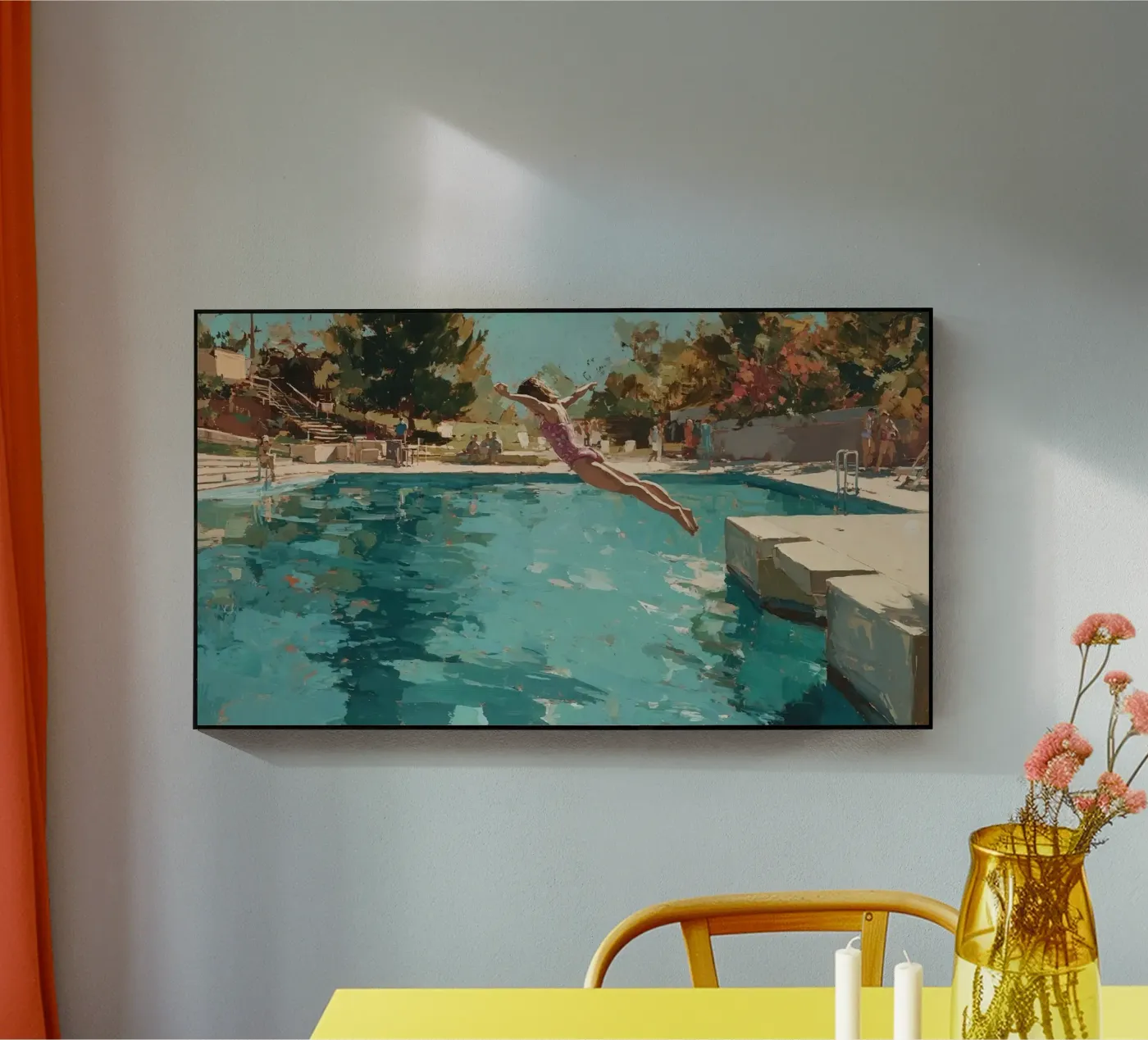 Summer Pool Dive plexiglass da Samuel Leonardo