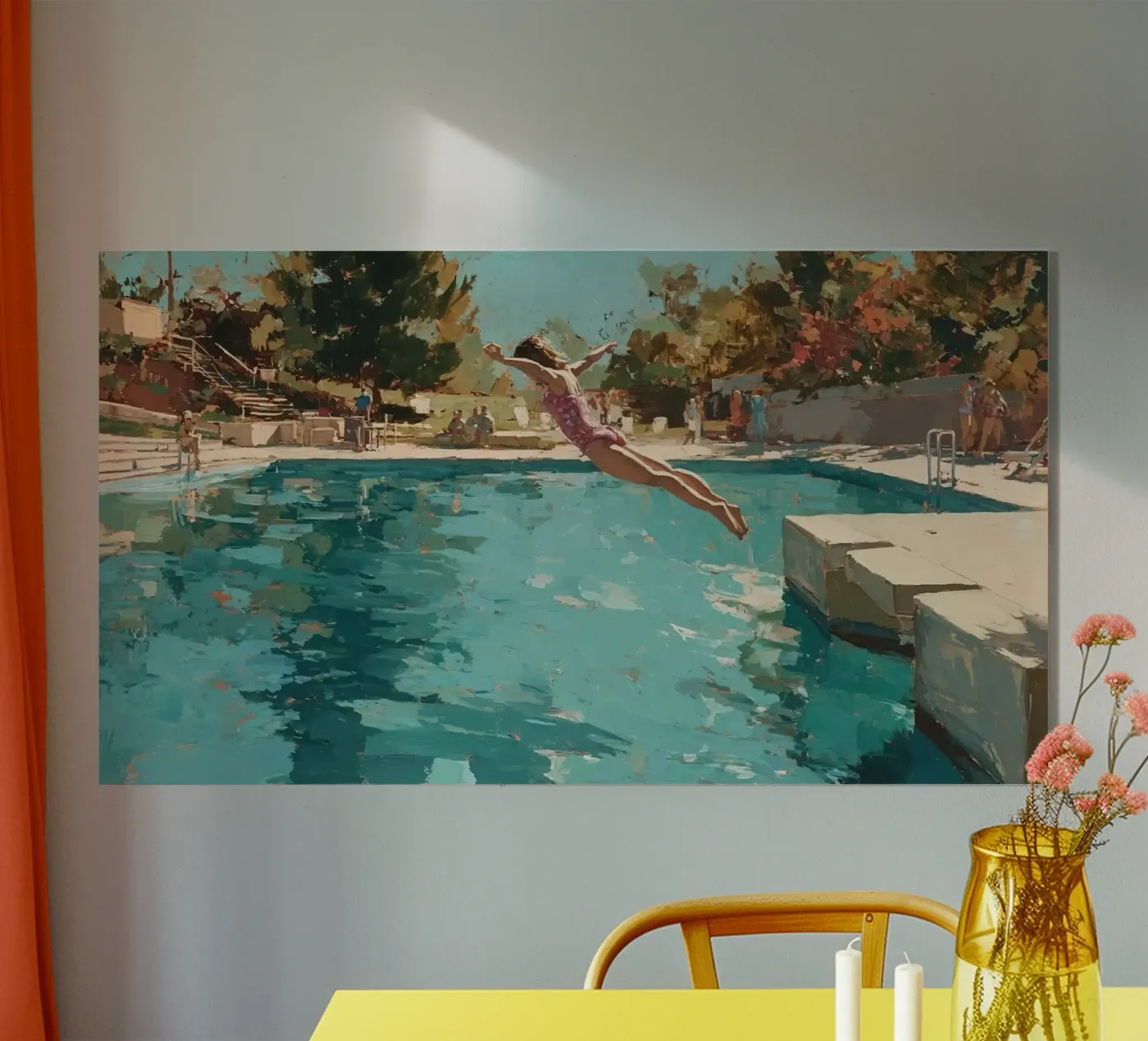 Summer Pool Dive plexiglass da Samuel Leonardo