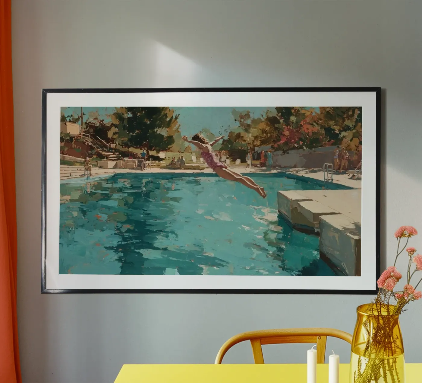 Summer Pool Dive poster da Samuel Leonardo