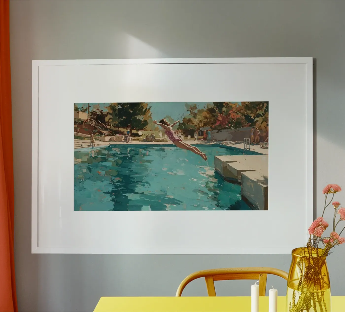 Summer Pool Dive poster da Samuel Leonardo