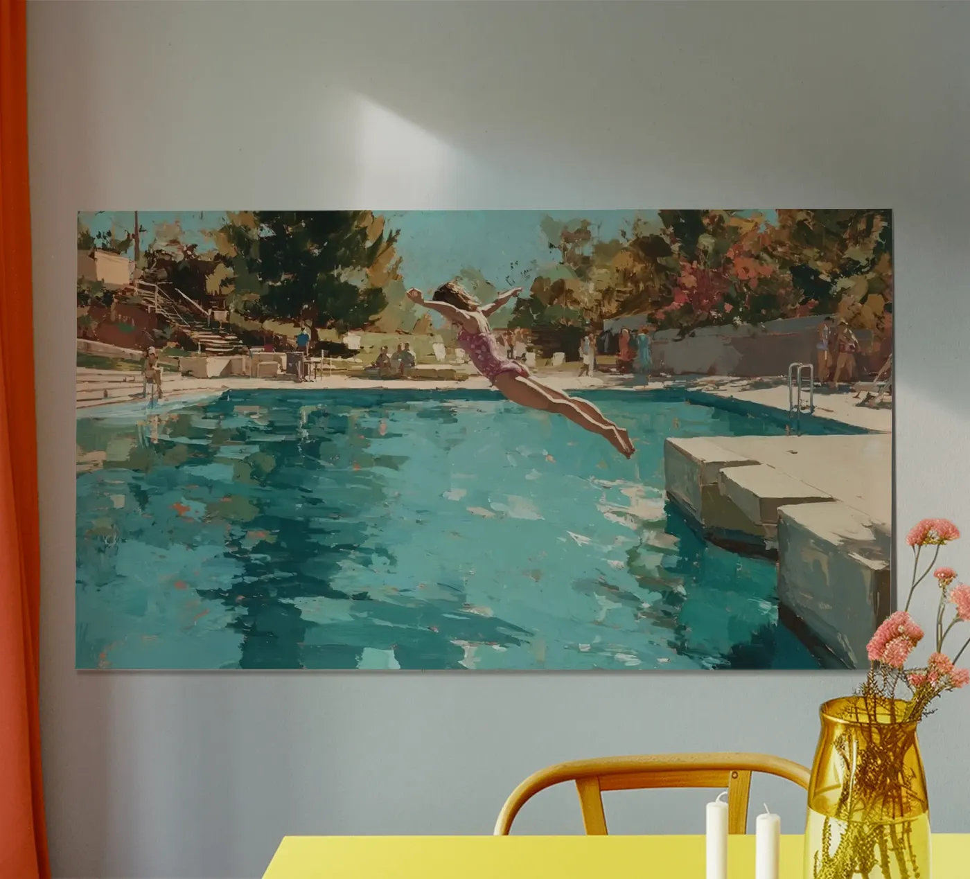 Summer Pool Dive poster da Samuel Leonardo