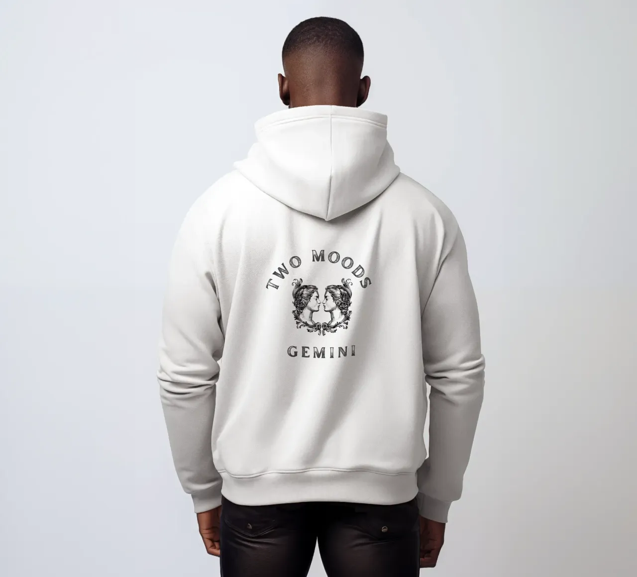 DUE UMORI SEGNO GEMELLI felpa con cappuccio da Street Boutique