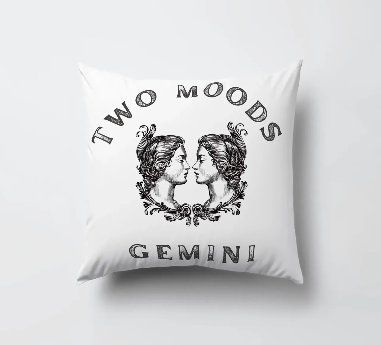 DUE UMORI SEGNO GEMELLI cuscino da Street Boutique