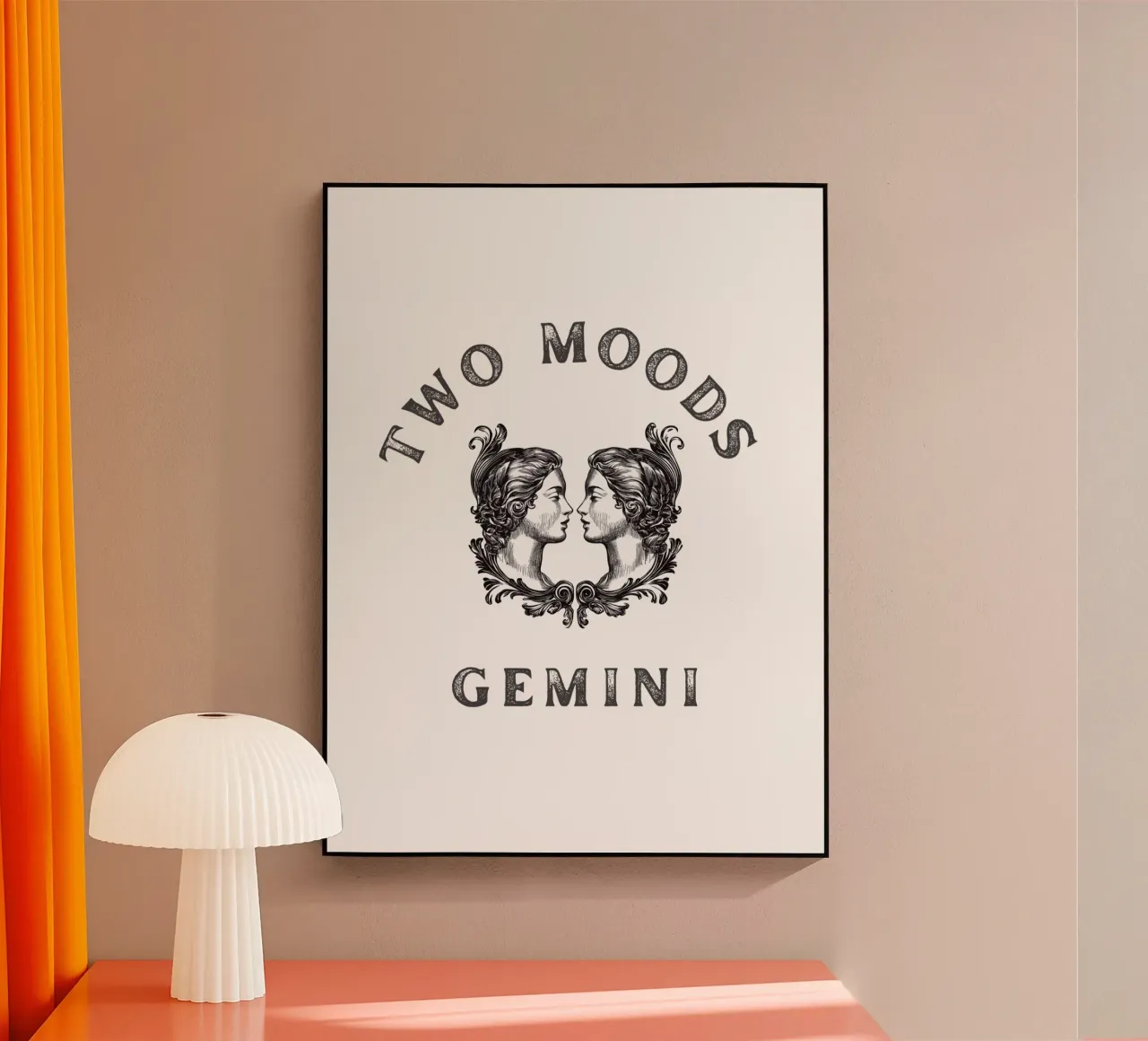 DUE UMORI SEGNO GEMELLI plexiglass da Street Boutique
