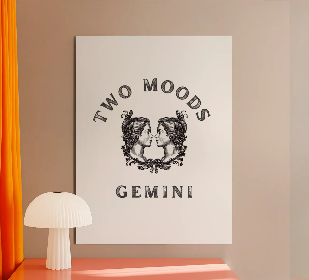 DUE UMORI SEGNO GEMELLI pannello forex da Street Boutique