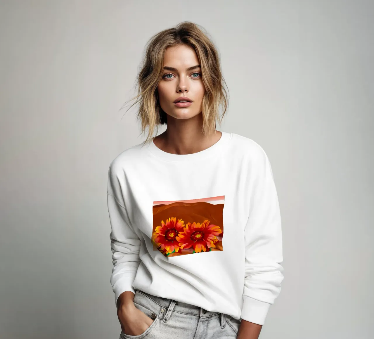 Georgia O'Keeffe felpa da Kinsley