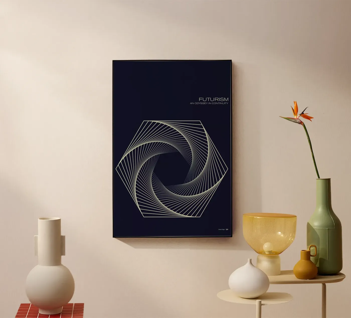 Futurism 12 acryl van Excites