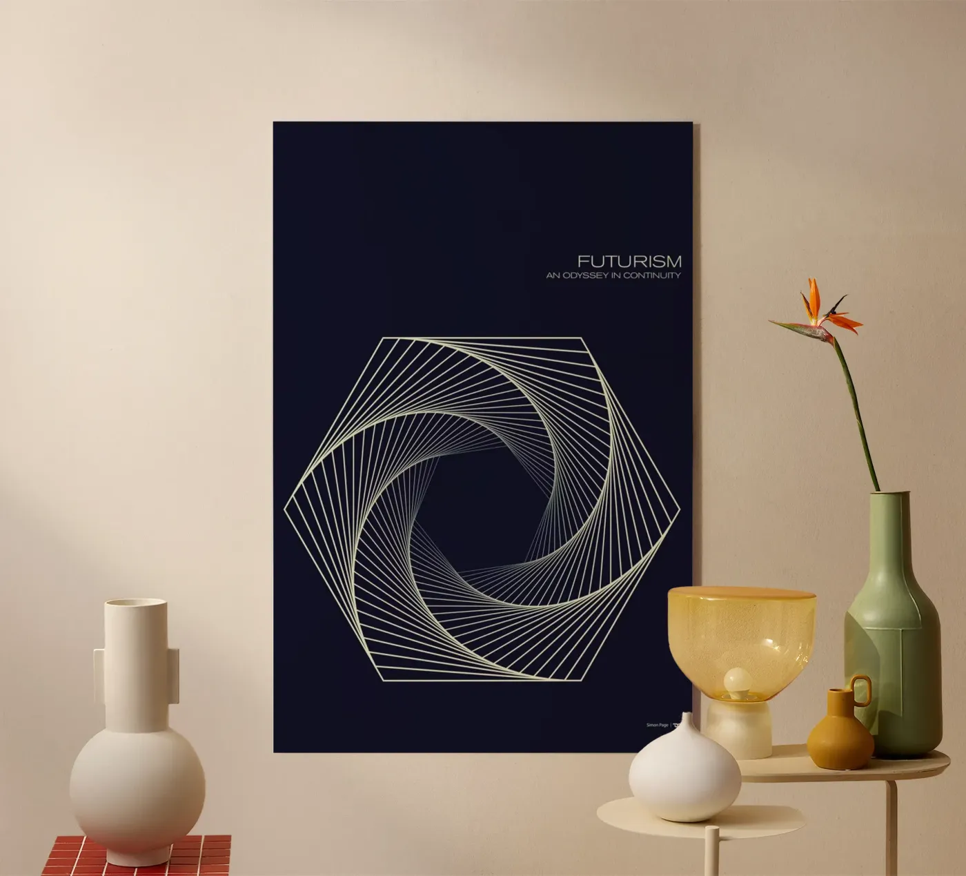 Futurism 12 acryl van Excites