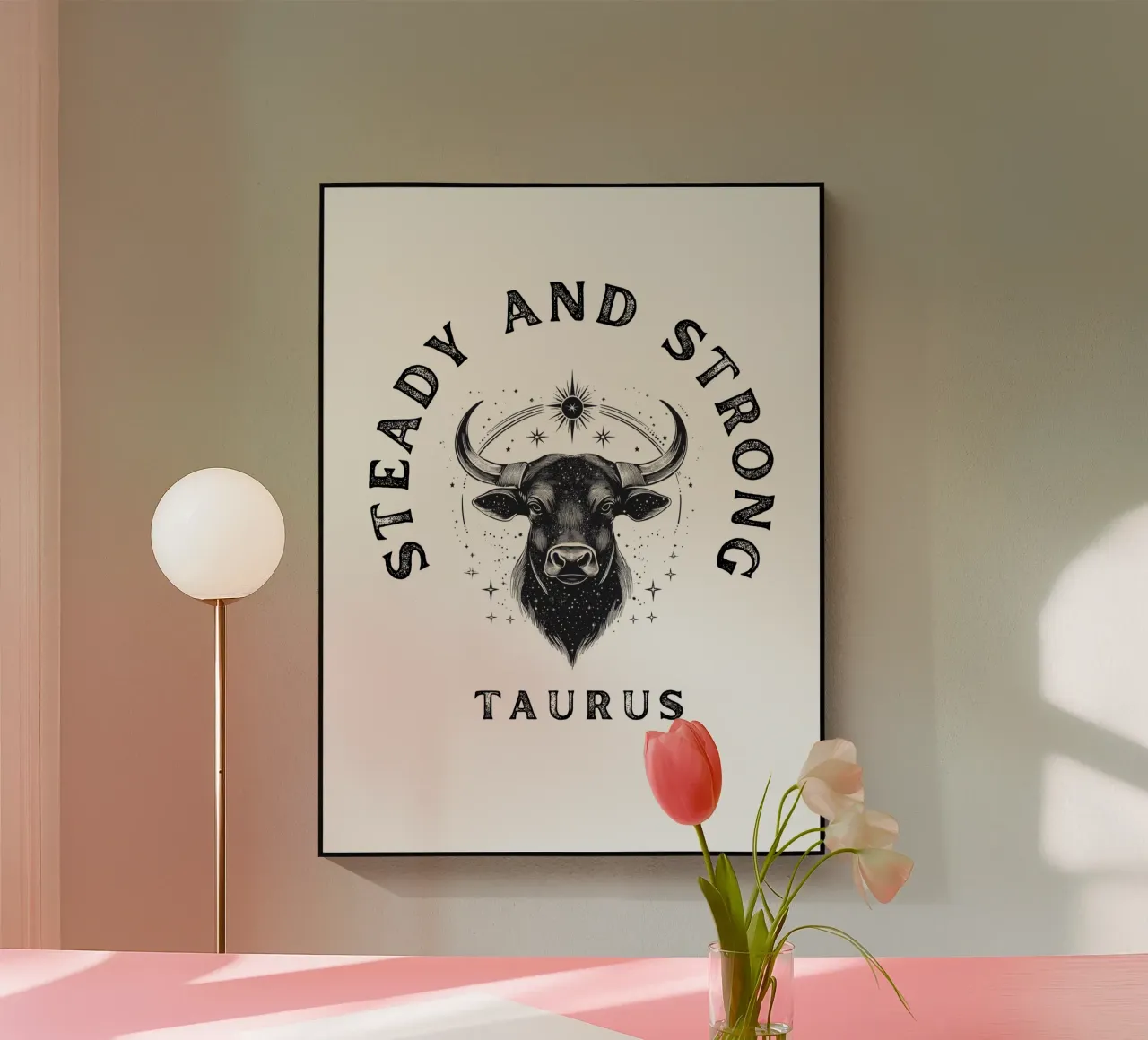 Toro Fermo e forte plexiglass da Street Boutique