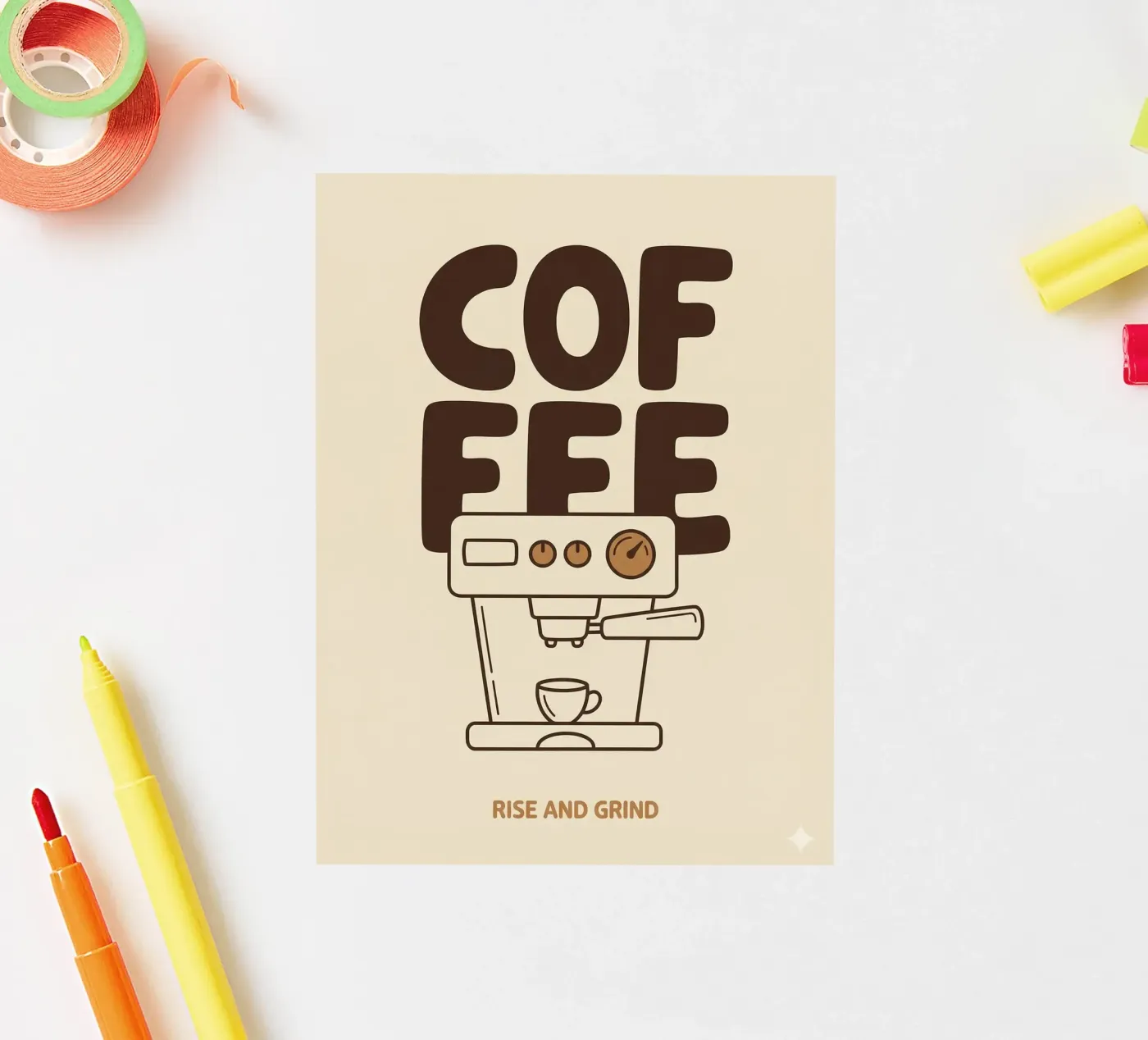 Caffè adesivo da William Mancuso