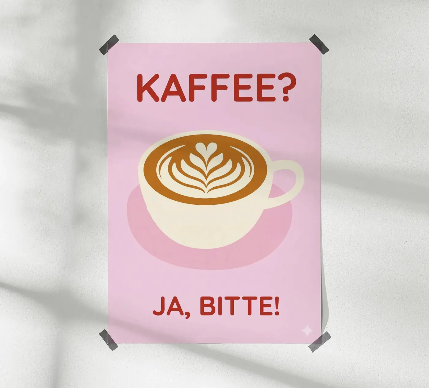 COFFEE, PLEASE poster by William Mancuso