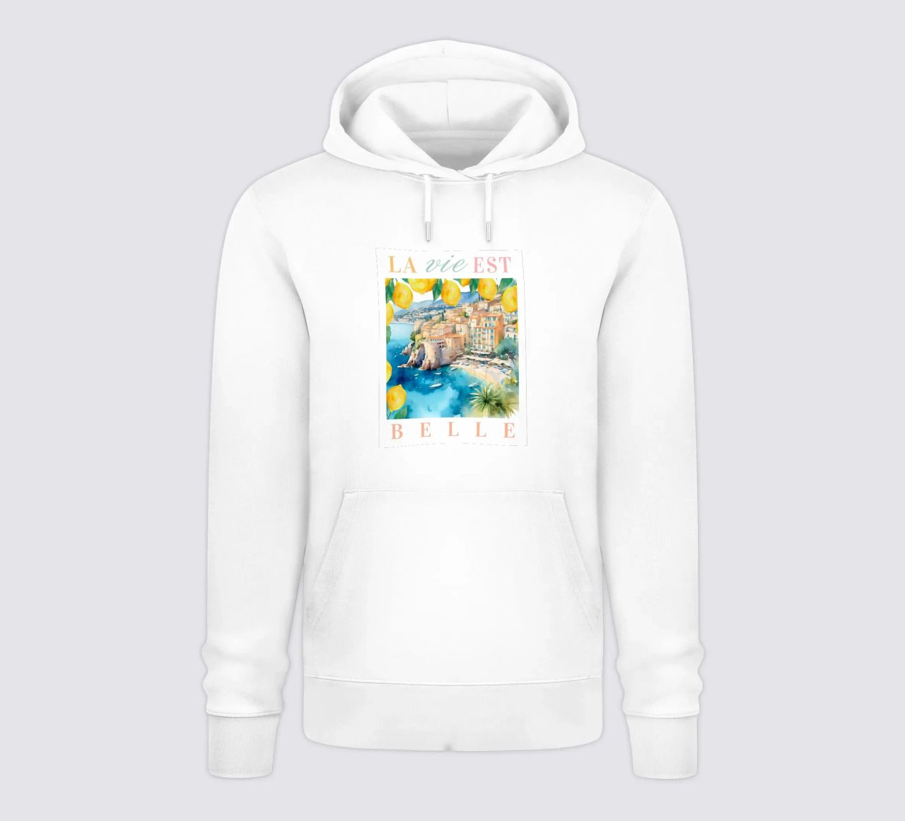 Travel Print felpa con cappuccio da Bella Studio