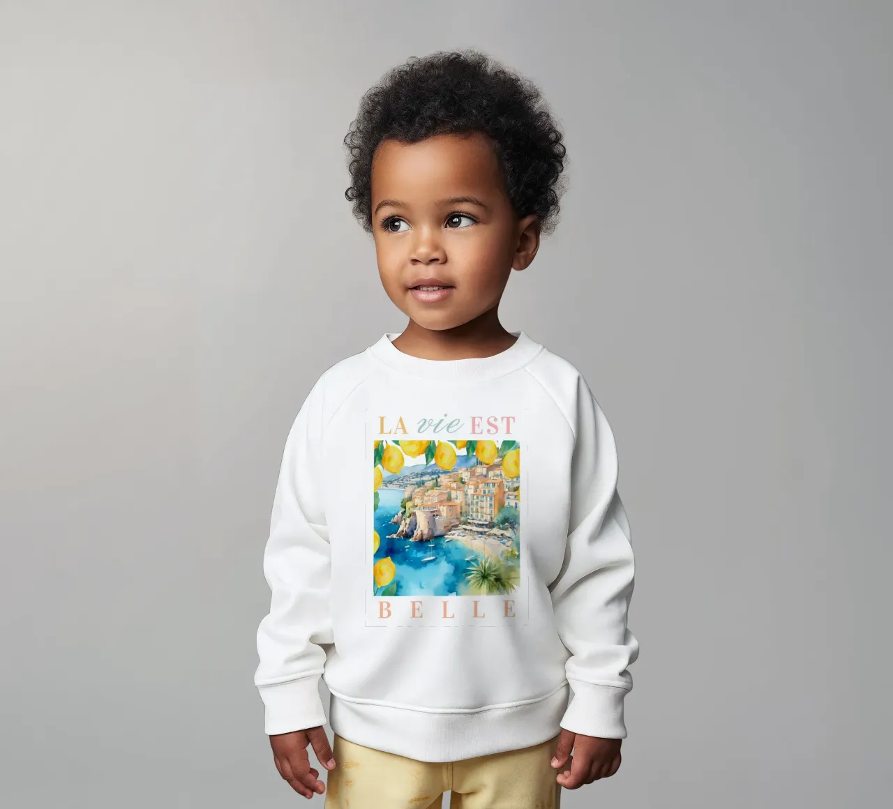 Travel Print sudadera de bebé de Bella Studio