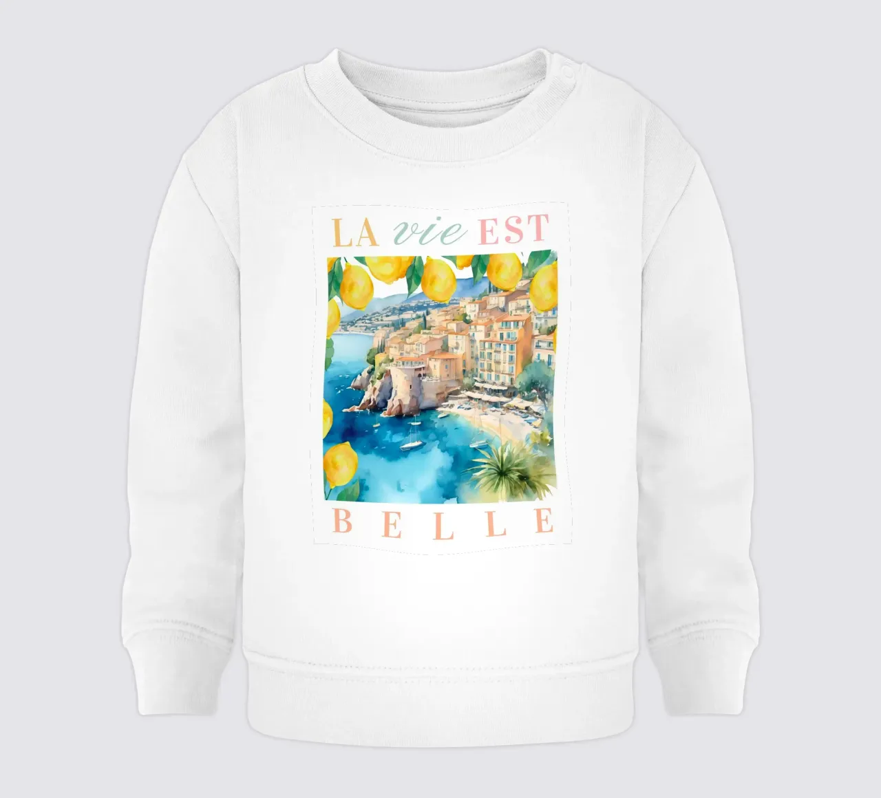 Travel Print sudadera de bebé de Bella Studio