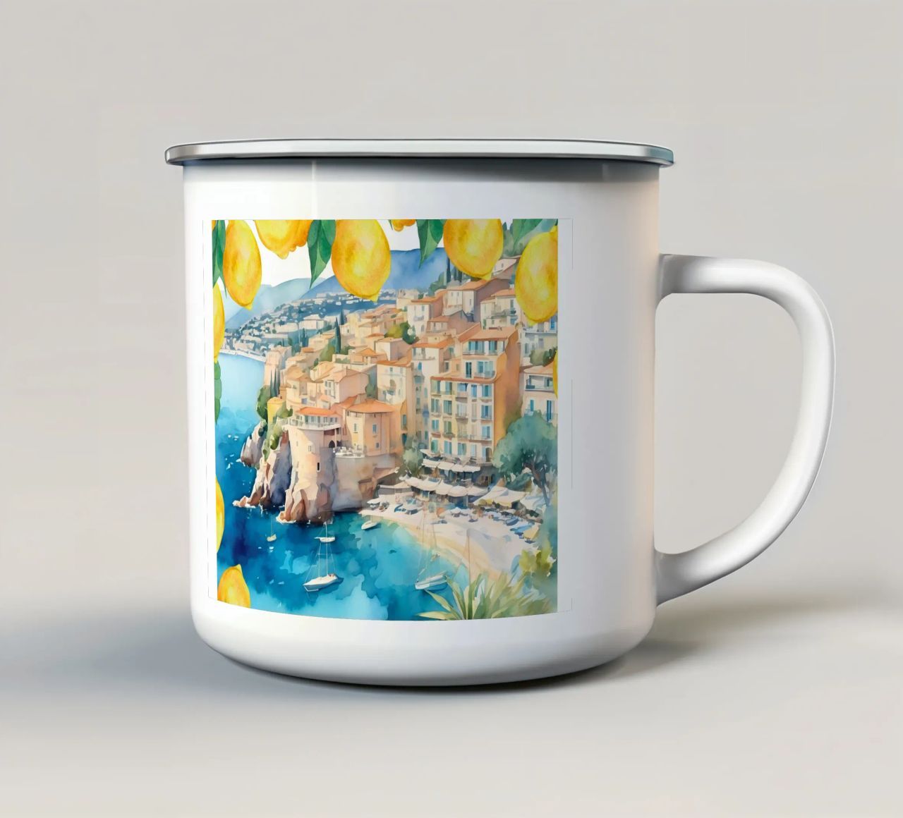 Travel Print tazza in smalto da Bella Studio