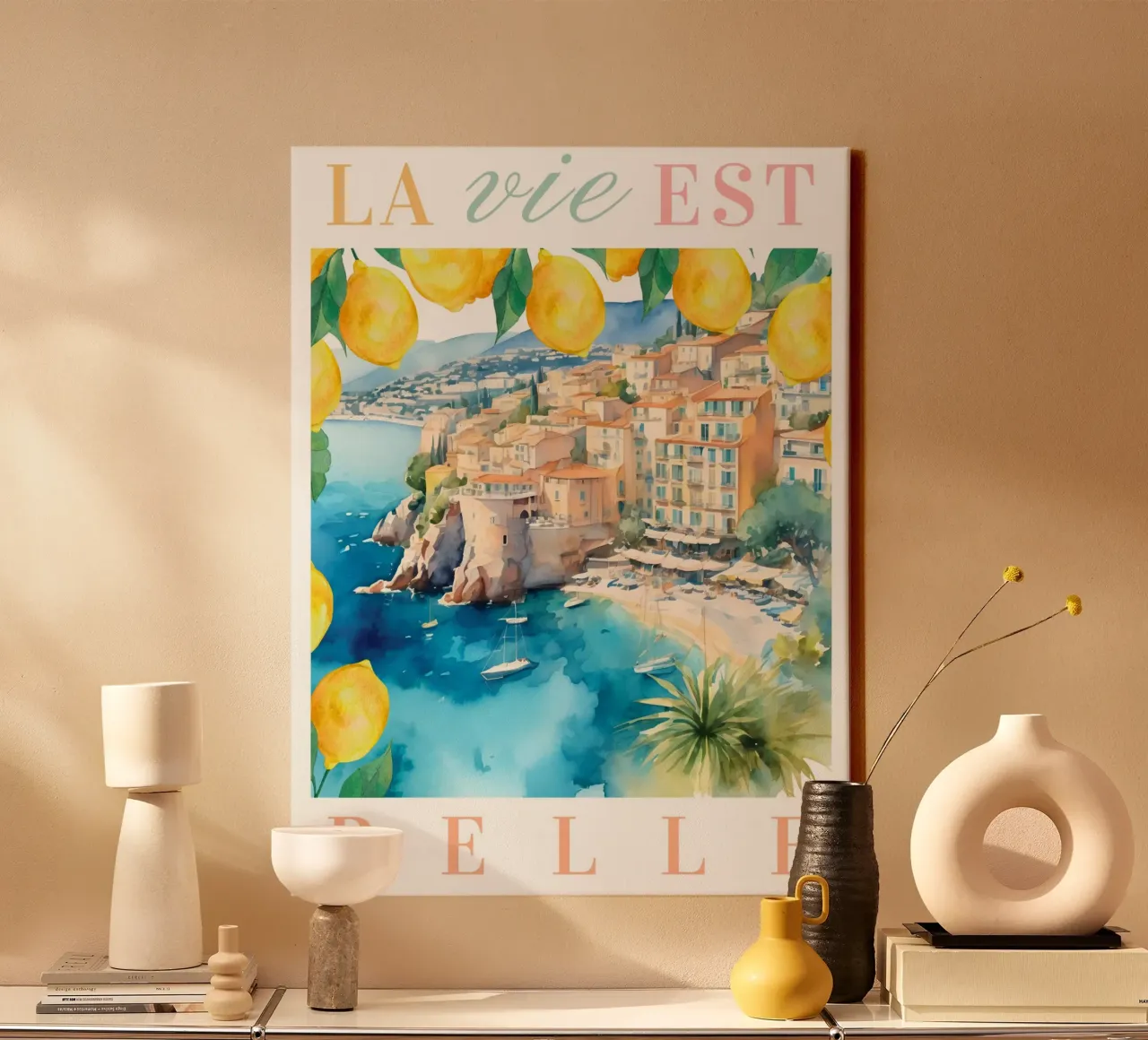 Travel Print Leinwand von Bella Studio