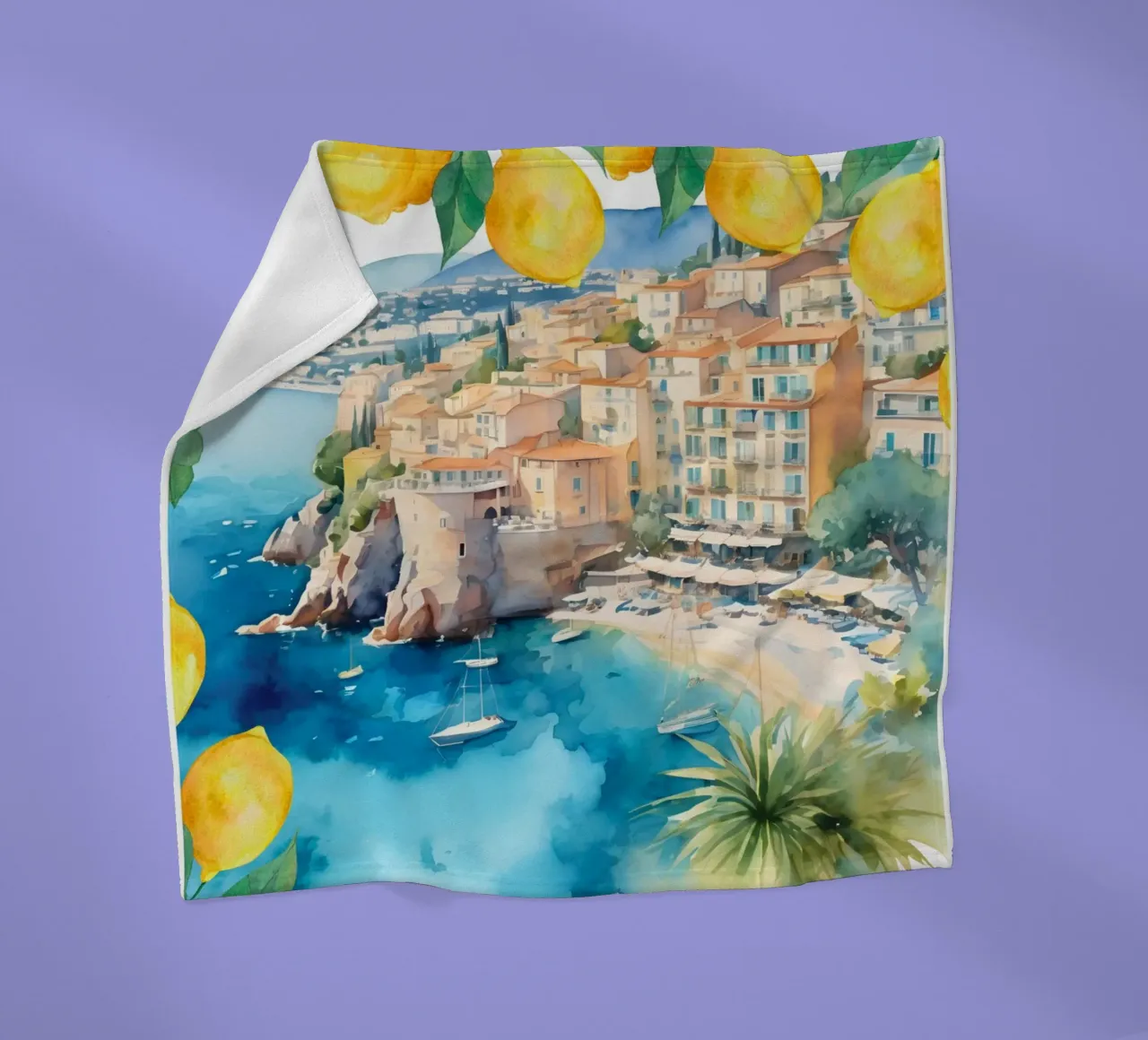 Travel Print coperta in pile da Bella Studio